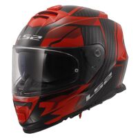 LS2 FF800 STORM II-06 TRACKER helma černá/červená vel.M